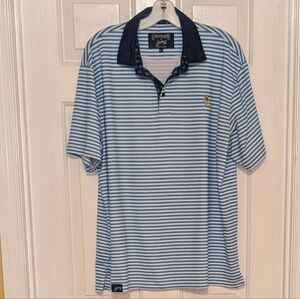 Section 119 Grateful Dead Striped Performance Polo Shirt